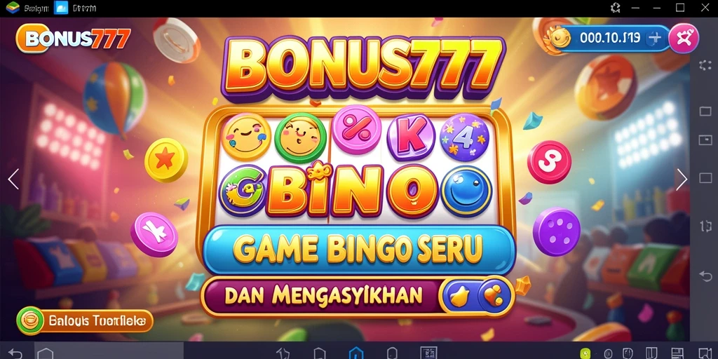 Tampilan gameplay seru dari BONUS777 yang penuh warna.