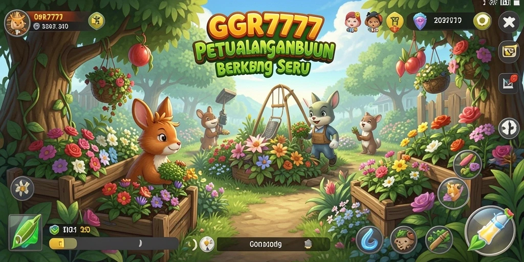 Tampilan menakjubkan dari game berkebun GGR7777 yang mengasyikkan.