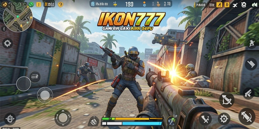 Tampilan gameplay IKON777 yang mendebarkan dan penuh aksi.