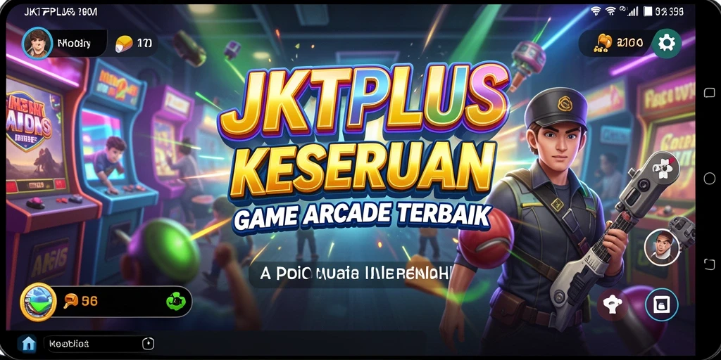 Screenshot menunjukkan gameplay seru saat bermain JKTPLUS.