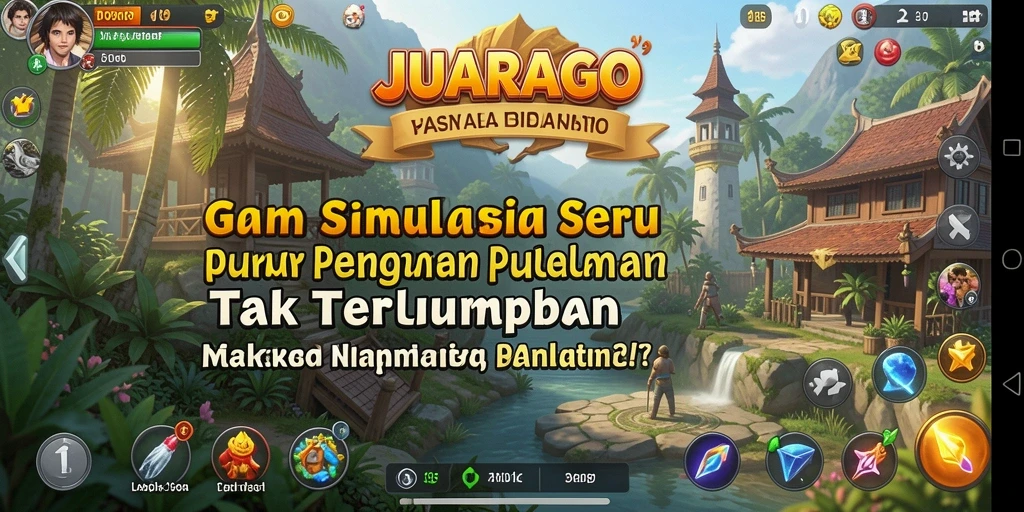 Tampilan gameplay JUARAGO yang mendebarkan dan interaktif.
