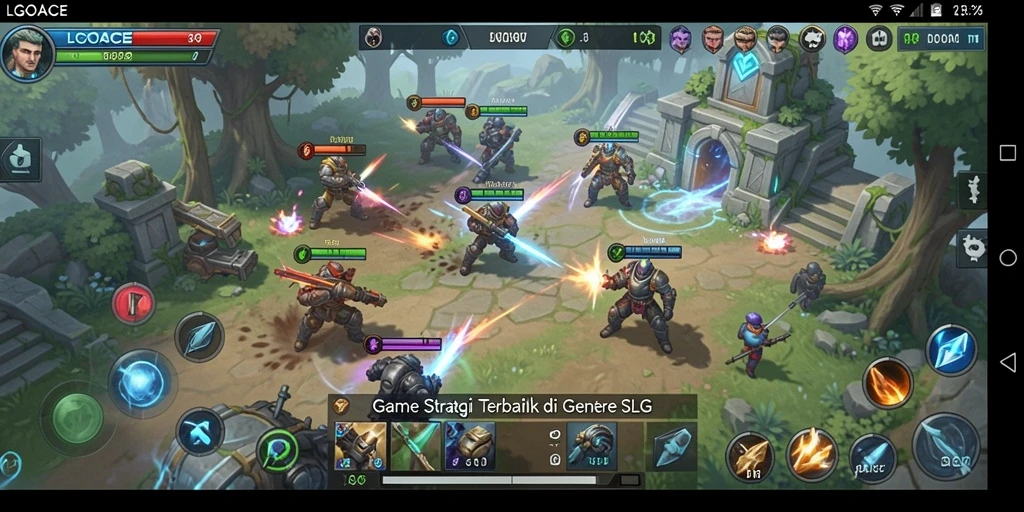 Gameplay mendebarkan dalam LGOACE, strategi dan aksi yang menarik.