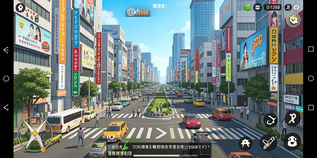 Tampilan gameplay menarik dalam TOKYO88 dengan aksi simulasi yang dinamis.